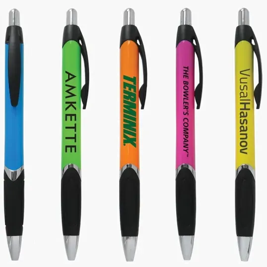 Oshkosh Retractable Ballpoint Pen with Grip — view 2