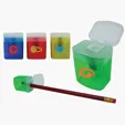 MainStream Promotions Pencil Sharpener with Shavings Cap — view 2