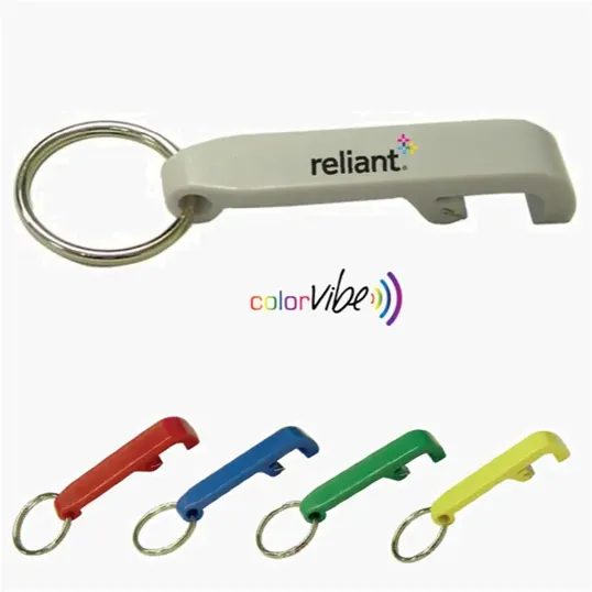 Bottle Opener Key Chain with Metal Key Ring