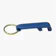 Bottle Opener Key Chain with Metal Key Ring — view 3