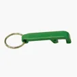 Bottle Opener Key Chain with Metal Key Ring — view 4