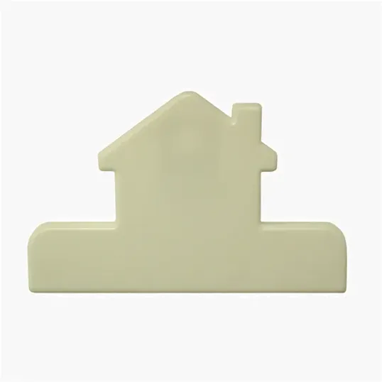 House Shaped Bag Clip, 3 x 3 in. Polystyrene — view 4