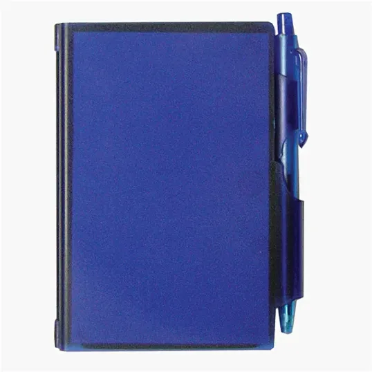 Memo Pad With Pen Lock, 80 Pages of Unlined White Paper — view 2