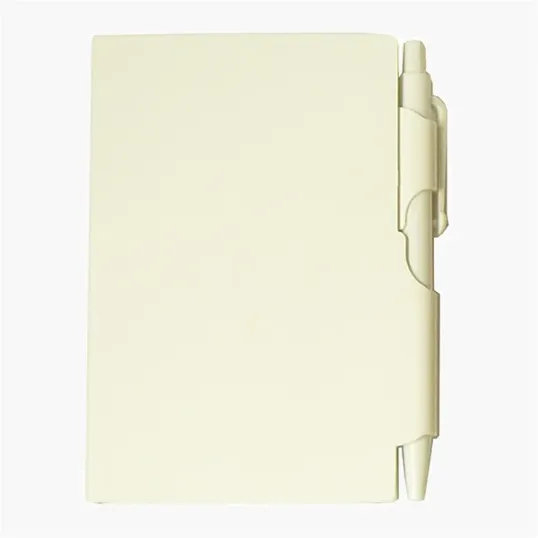 Memo Pad With Pen Lock, 80 Pages of Unlined White Paper — view 4