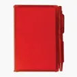 Memo Pad With Pen Lock, 80 Pages of Unlined White Paper — view 3