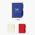 Memo Pad With Pen Lock, 80 Pages of Unlined White Paper