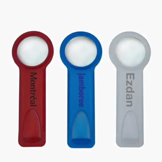 Magnified Glass Bookmark Ruler with 3x Magnification — view 2