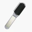 Folding Brush and Mirror with Black Tips — view 4