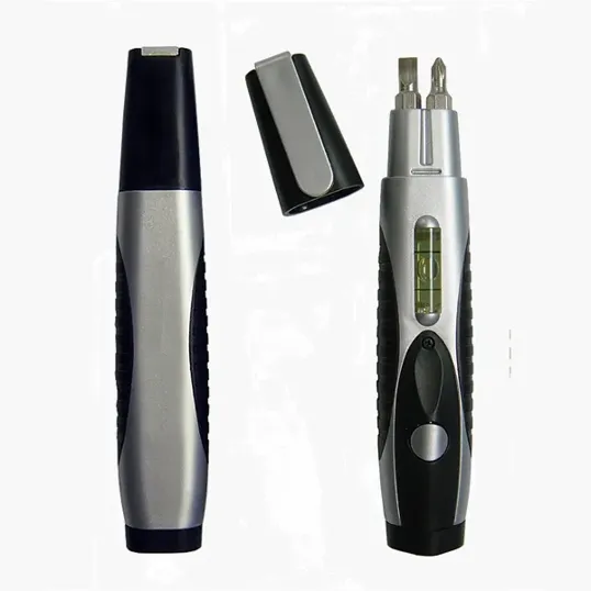 Multi-Function Screwdriver Level Tool with 2 Bits — view 3