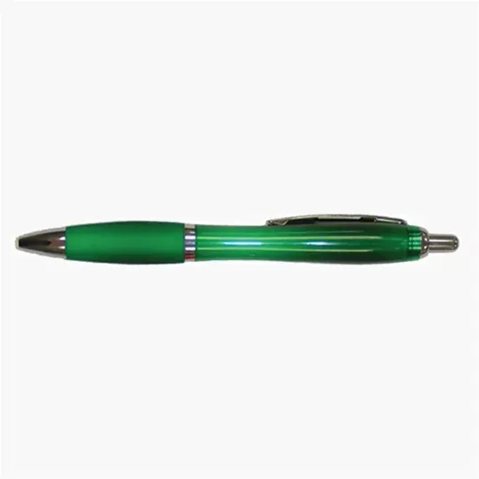 Lena Plastic Pen with Colored Barrel and Grip Section — view 4