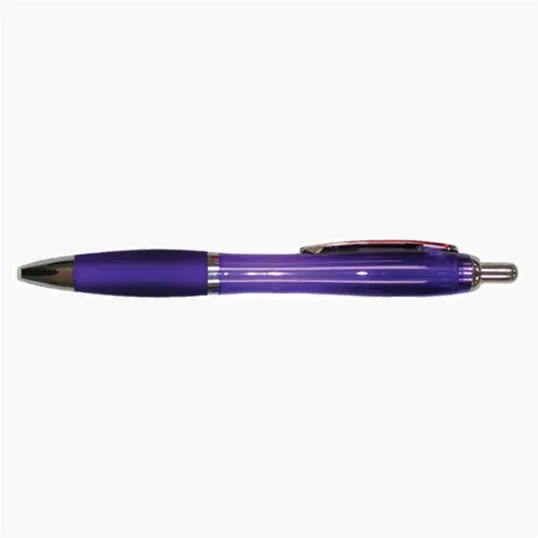 Lena Plastic Pen with Colored Barrel and Grip Section — view 6