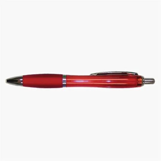 Lena Plastic Pen with Colored Barrel and Grip Section — view 7