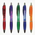Lena Plastic Pen with Colored Barrel and Grip Section — view 2
