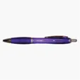 Lena Plastic Pen with Colored Barrel and Grip Section — view 6