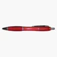 Lena Plastic Pen with Colored Barrel and Grip Section — view 7