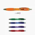 Lena Plastic Pen with Colored Barrel and Grip Section