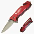 Rescue Tool Knife with Seatbelt Cutter and Glass Hammer