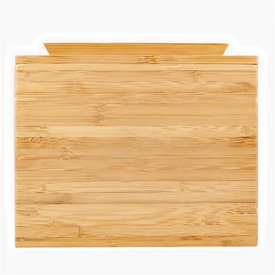 Zest Bamboo 4x6 Recipe Box with Built-In Card Stand — view 4