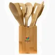 Zipline 7-Piece Bamboo Utensil Set — view 4