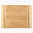 Designer Premium Bamboo Cutting Board with Stripe Inlays — view 3