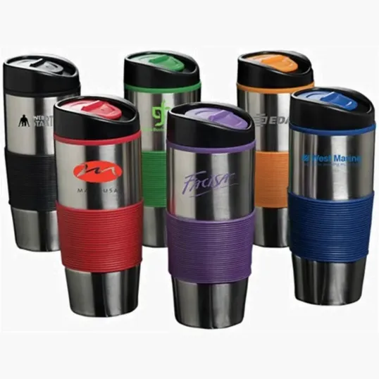 15 Oz. Ventura Stainless Steel Tumbler with Push-On Lid