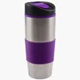 15 Oz. Ventura Stainless Steel Tumbler with Push-On Lid — view 8