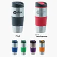 15 Oz. Ventura Stainless Steel Tumbler with Push-On Lid — view 9