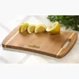 Stripe Handle Premium Bamboo Cutting Board — view 2