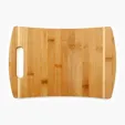 Stripe Handle Premium Bamboo Cutting Board — view 3