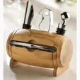 Bamboo Barrel Wine Set — view 2