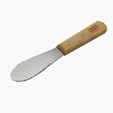 Serrated Spread Knife with Bamboo Handle