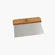Bamboo and Stainless Steel Dough Scraper
