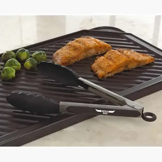 Zipline Silicone Tongs with Stainless Steel Body — view 2