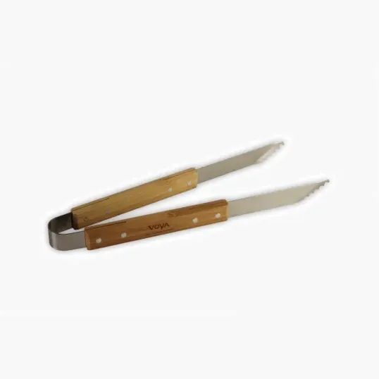 Bamboo Tongs with Stainless Steel Attachments — view 3