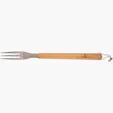 Bamboo Fork Grilling Tool with Stainless Steel Fork Attachment — view 3