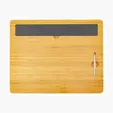 Feast Slate Premium Bamboo Cutting Board with Soapstone Chalk — view 2