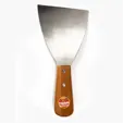 Zipline Griddle Scraper with Stainless Steel Blade and Bamboo Handle — view 4