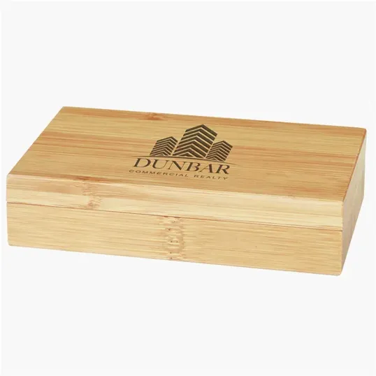 Bamboo Wine Tool Set with Opener, Pourer, Stopper and Case — view 3