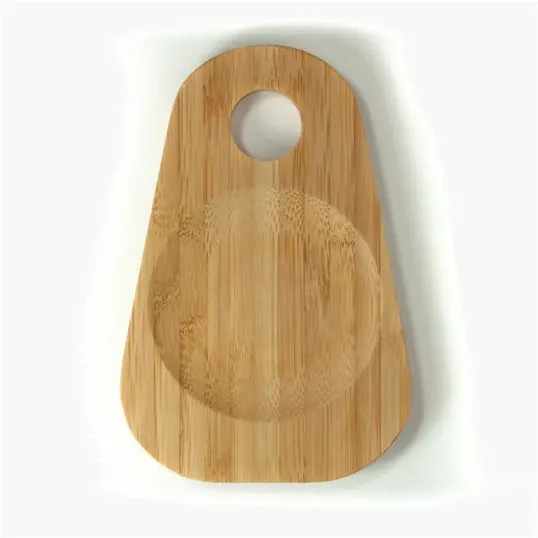 Bamboo Spoon Rest with Hanging Hole — view 3