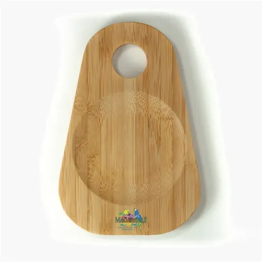 Bamboo Spoon Rest with Hanging Hole — view 4
