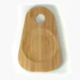 Bamboo Spoon Rest with Hanging Hole — view 3