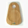 Bamboo Spoon Rest with Hanging Hole — view 4