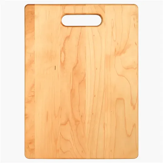 Maple Cutting Board with Handle, Rectangular — view 2