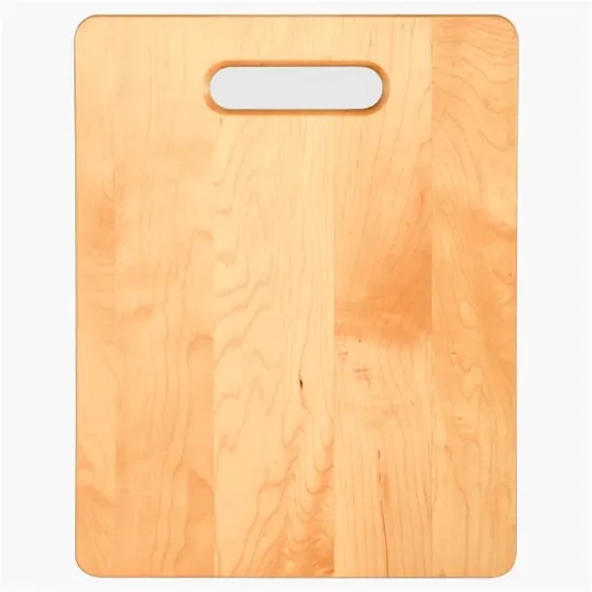 Maple Cutting Board with Handle, Rectangular — view 3