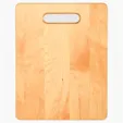 Maple Cutting Board with Handle, Rectangular — view 3