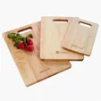 Maple Cutting Board with Handle, Rectangular