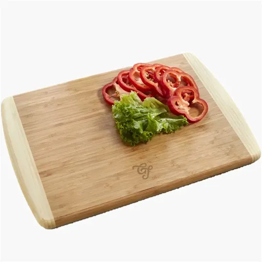 Bamboo 2-Tone Rectangle Cutting Board, 12 x 18 in.