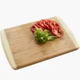 Bamboo 2-Tone Rectangle Cutting Board, 12 x 18 in.