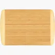 Bamboo 2-Tone Rectangle Cutting Board, 12 x 18 in. — view 3