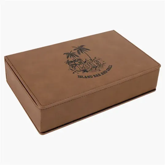Zipline Leatherette 6 oz Flask Gift Box Set — view 20